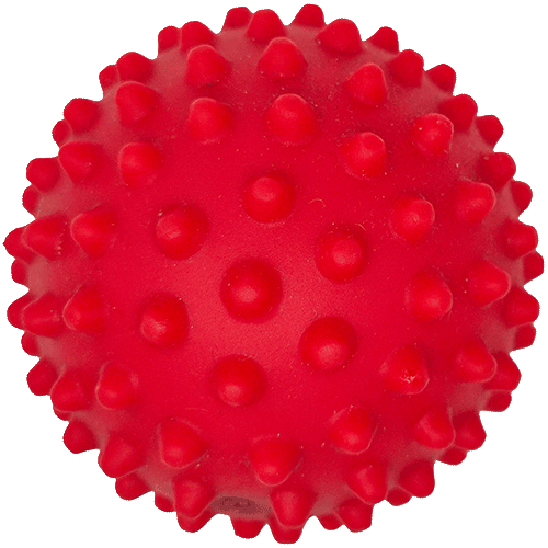 Roter Igelball
